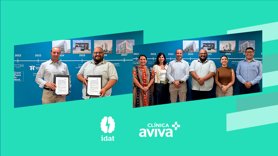 IDAT y Clínica aviva firman convenio para fortalecer la formación académica en salud